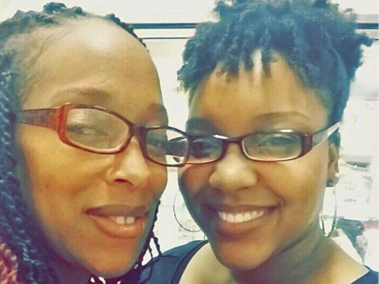 two women in a selfie