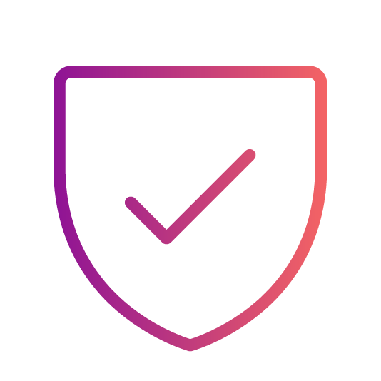 icon shield and check